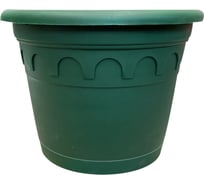 Горшок с поддоном ГазонCity ROMA 23.5х17.8 см, 4.6 л, зеленая сосна 4607192130247