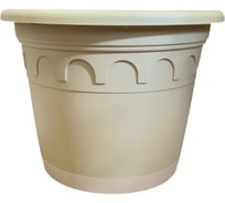 Горшок с поддоном ГазонCity ROMA 32.2х24.2 см, 11.5 л, песок 4607192130346
