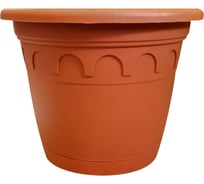 Горшок с поддоном ГазонCity ROMA 32.2х24.2 см, 11.5 л, глина 4607192130322