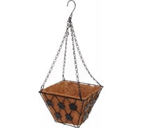 Кашпо для цветов Добросад "Коковита" 1.8 л, с кокосовым волокном, подвесное, d=20 см P133 455-676