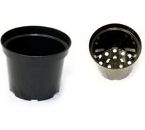 Горшок для рассады ЛЕТО 1 л, 13 см, пластик 4983