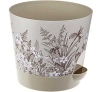 Кашпо IDEA НИКА ДЕКО D150 мм, 1.6 л, с прикорневым поливом М 3077 нарциссы