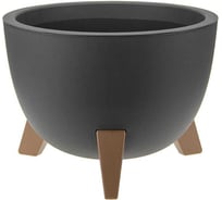 Кашпо IDEA ФЛОРИАН D250 мм 4.2 л М 3186 графитовый