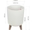 Кашпо высокое IDEA ФЛОРИАН D300 мм, 19 л, с автополивом М 3159 графитовый 5