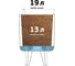 Кашпо высокое IDEA ФЛОРИАН D300 мм, 19 л, с автополивом М 3159 графитовый 6