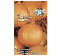 Лук СеДек Опорто (репчатый, среднеспелый, округлый, желтый-коричневый/белый, острый, 250-300 г) Евро 1 16457