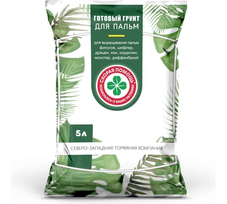 Грунт для пальм Агроторф Скорая Помощь 10 л 13758