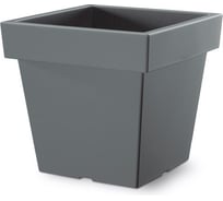 Кашпо Prosperplast DLOFL300 405U квадрат Lofly Square Low d29 см, L29 см, h27 см, 15 л серый без поддона 071831