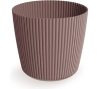 Кашпо Prosperplast DMI110 4985U Milly Round d11 см, h95 мм, 700 мл марсала 071852