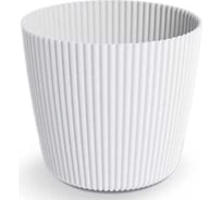 Кашпо Prosperplast DMI110 S449 Milly Round d11 см, h95 мм, 700 мл белый 071856