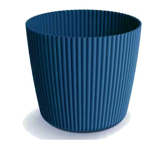 Кашпо Prosperplast DMI130 309U Milly Round d13 см, h114 мм, 1 л синий 071858