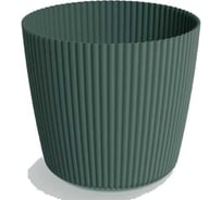 Кашпо Prosperplast DMI150 2411U Milly Round d146 мм, h13 см, 1700 мл зеленый 071865
