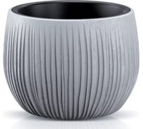 Кашпо с вкладышем Prosperplast DKB150 422U Beton Bowl d144мм, h11см, 750мл бетон 071822