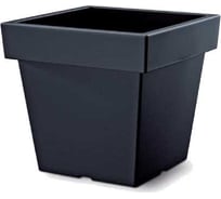 Кашпо Prosperplast DLOFL200 S433 Lofly Square Low квадрат d193мм, L193мм, h18см, 4л, антрацит, без поддона 071828