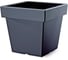 Кашпо Prosperplast DLOFL240 405U Lofly Square Low квадрат, d234мм, L234мм, h22см, 8л, серый, без поддона 071829 1