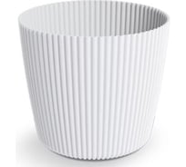 Кашпо Prosperplast DMI170 S449 Milly Round, d17см, h15см, 2700мл, белый 071880