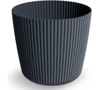 Кашпо Prosperplast DMI200 S433 Milly Round, d20см, h173мм, 4л, антрацит 071887