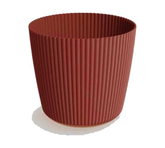 Кашпо Prosperplast DMI200 7598U Milly Round, d20см, h173мм, 4л, медь 071886