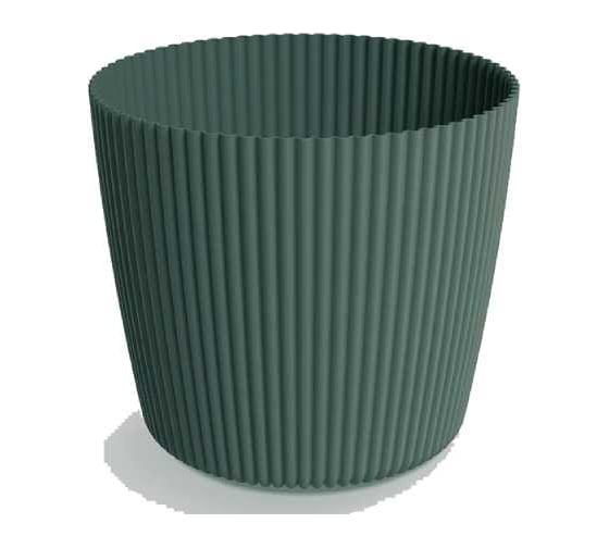 Кашпо Prosperplast DMI240 2411U Milly Round, d236мм, h208мм, 7л, зеленый 071889