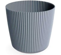 Кашпо Prosperplast DMI240 443U Milly Round, d236мм, h208мм, 7л, светло-серый 071891