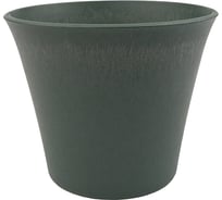 Пластиковый горшок со вставкой Вещицы Лотос Эко, D 18, малахит 5PL0605