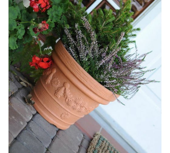 Горшок Prosperplast DECORA 45 см, терракот DBDE45 736