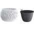 Кашпо Prosperplast SANDY BOWL 23.8 см, со вставкой, белое DSK240 449 2