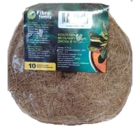Кокосовый мульчирующий диск FIBRE FAMILY 15 см, в упаковке по 10 шт. FF/СD-15/10