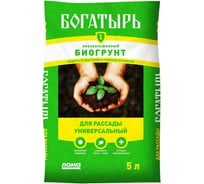 Биогрунт для рассады Лама Торф Богатырь универсальный 5 л 001-GR-BR-006552-1 4680010310236