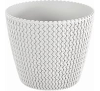 Кашпо Prosperplast SPLOFY 13 см, белое DSP130 449