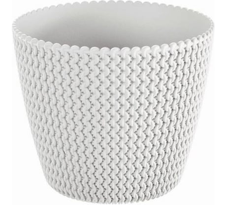 Кашпо Prosperplast SPLOFY 21.8 см, белое DSP220 449