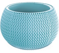 Кашпо Prosperplast SPLOFY BOWL 18 см, со вставкой, синее DKSP180 656