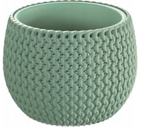 Кашпо Prosperplast SPLOFY BOWL 23.9 см, со вставкой, мятное DKSP240 623
