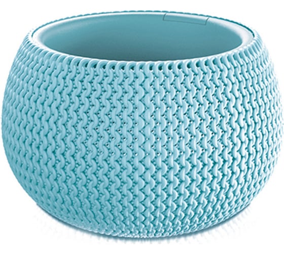 Кашпо Prosperplast SPLOFY BOWL 23.9 см, со вставкой, синее DKSP240 656 1