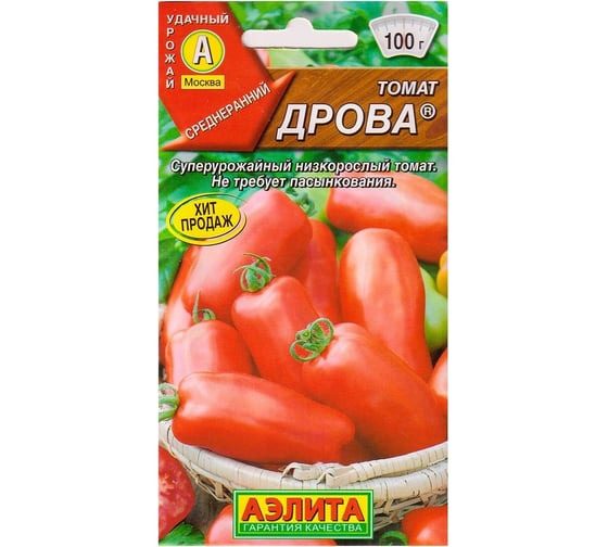Семена Аэлита Томат Дрова 20 шт. 4601729139260