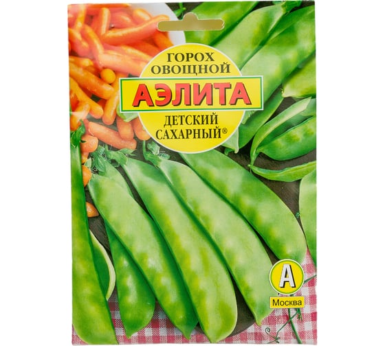 Семена Аэлита Горох овощной Детский сахарный, 25 г 4601729054945 00-00569742