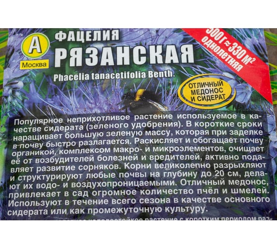 Семена Аэлита Фацелия Рязанская 500 г 00-00591158