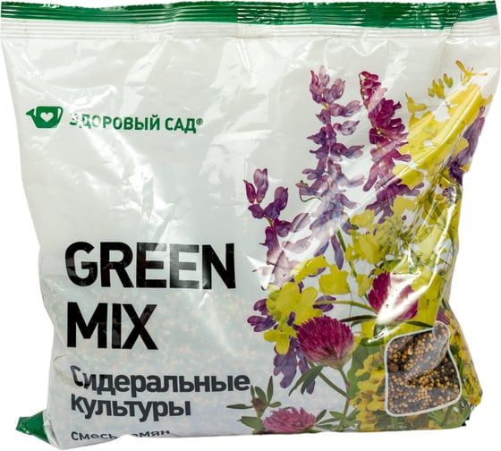 Смесь семян Здоровый Сад Зеленая смесь Green Mix 0.5 кг 4607160331607