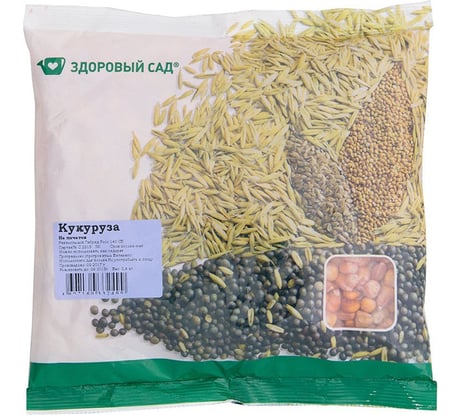 Семена Здоровый Сад Кукуруза на початок 400 г 4607160332499