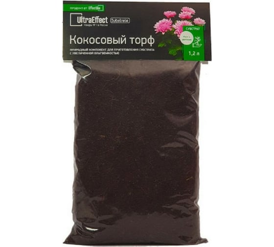 Кокосовый торф EffectBio BioLine 1.2 л 4603735996301 1