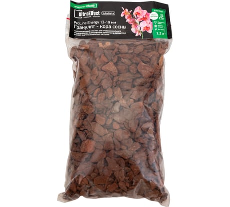 Гранулят из сосновой коры EffectBio UltraEffect ProLine Energy 13-19 мм, 1.2 л 4603743270066