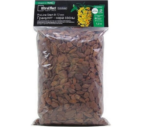 Гранулят из сосновой коры EffectBio UltraEffect ProLine Start 8-13 мм, 1.2 л 4603743270059