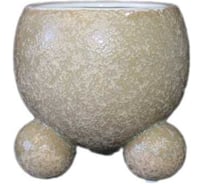 Кашпо керамическое SCHEURICH Broste d125 мм, h125 мм, песочный 594629 071939