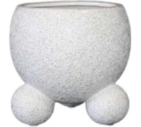 Кашпо керамическое SCHEURICH Broste d20 см, h18 см, белый 594636 071946