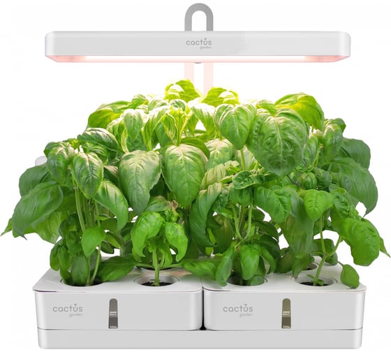 Гидропонная установка Cactus Garden 3.0л 20 белый (CS-LEDPOT-08) 2000786