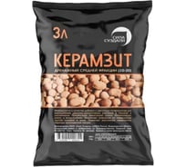 Керамзит Сила Суздаля 3 литра, фракция 10-20 4630249440624