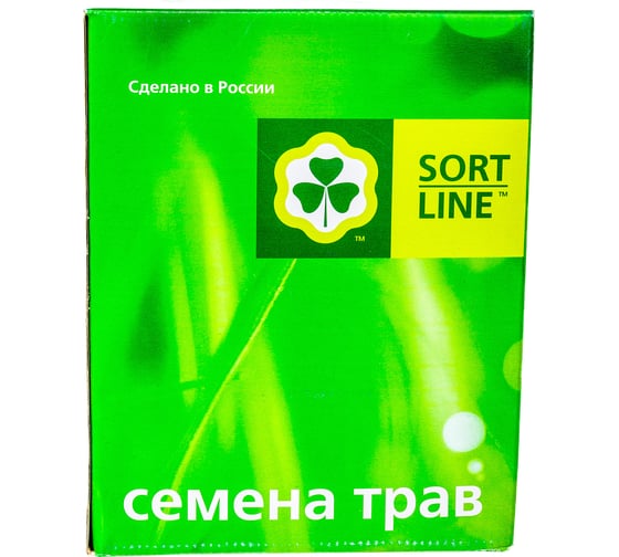 Семена газона TM SORTLINE Смесь трав Лужайка 1 кг 4620766500260