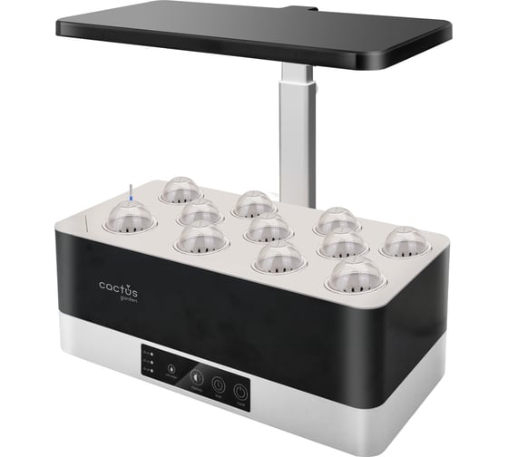 Гидропонная установка Cactus Garden 3.0л 24 черный (CS-LEDPOT-11) 2000792