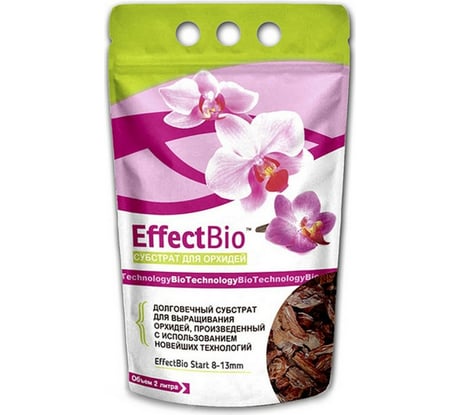 Субстрат для орхидей EffectBio Start 8-13 мм, 2 л 4603735996080