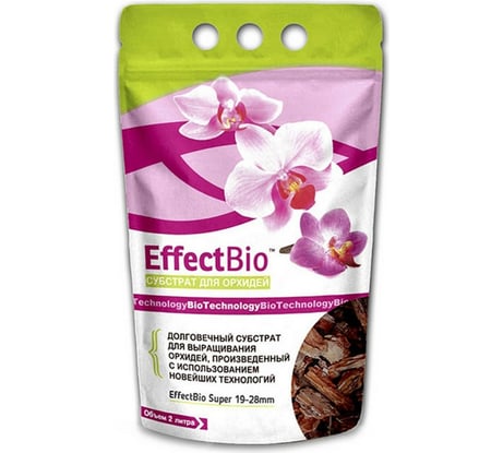 Субстрат для орхидей EffectBio Super 19-28 мм, 2 л 4603735996103